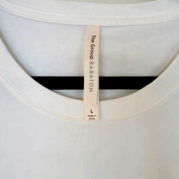 Babaton White t-shirt dress - Picture 2 of 3